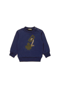 Pull avec logo imprimé - Dress Blue