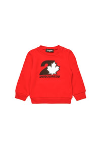 Pull avec logo imprimé - Tomato Red