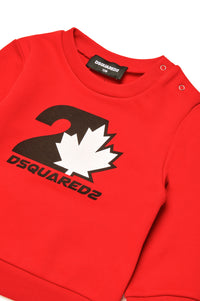 Pull avec logo imprimé - Tomato Red