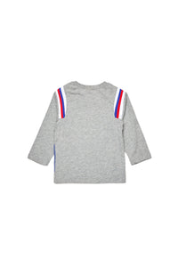 Long-sleeved T-shirt with logo - Light Grey Melange