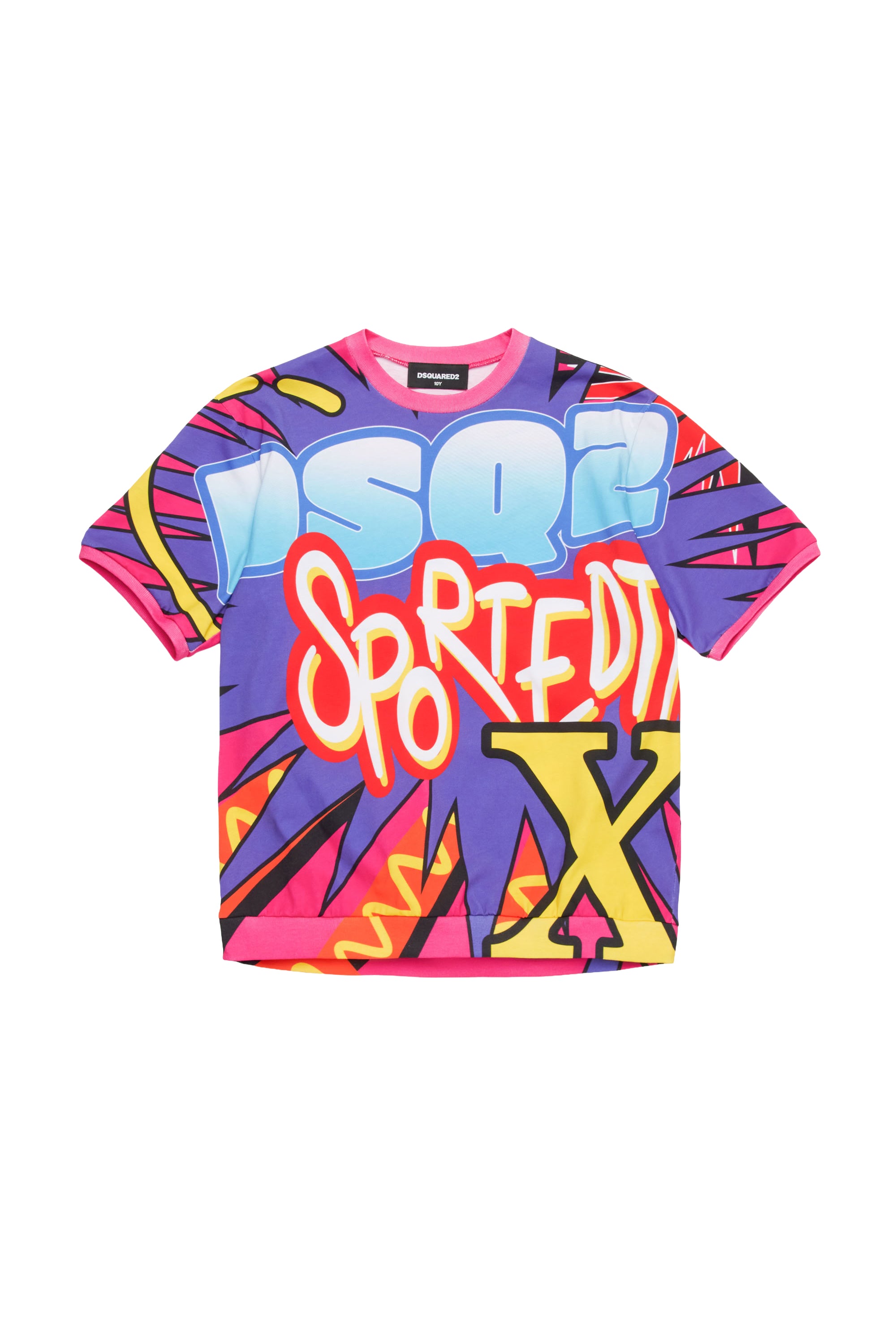 T-shirt à imprimé - Magenta