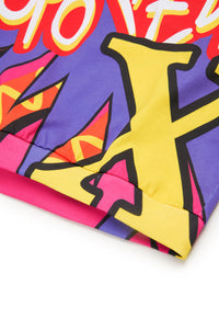T-shirt à imprimé - Magenta