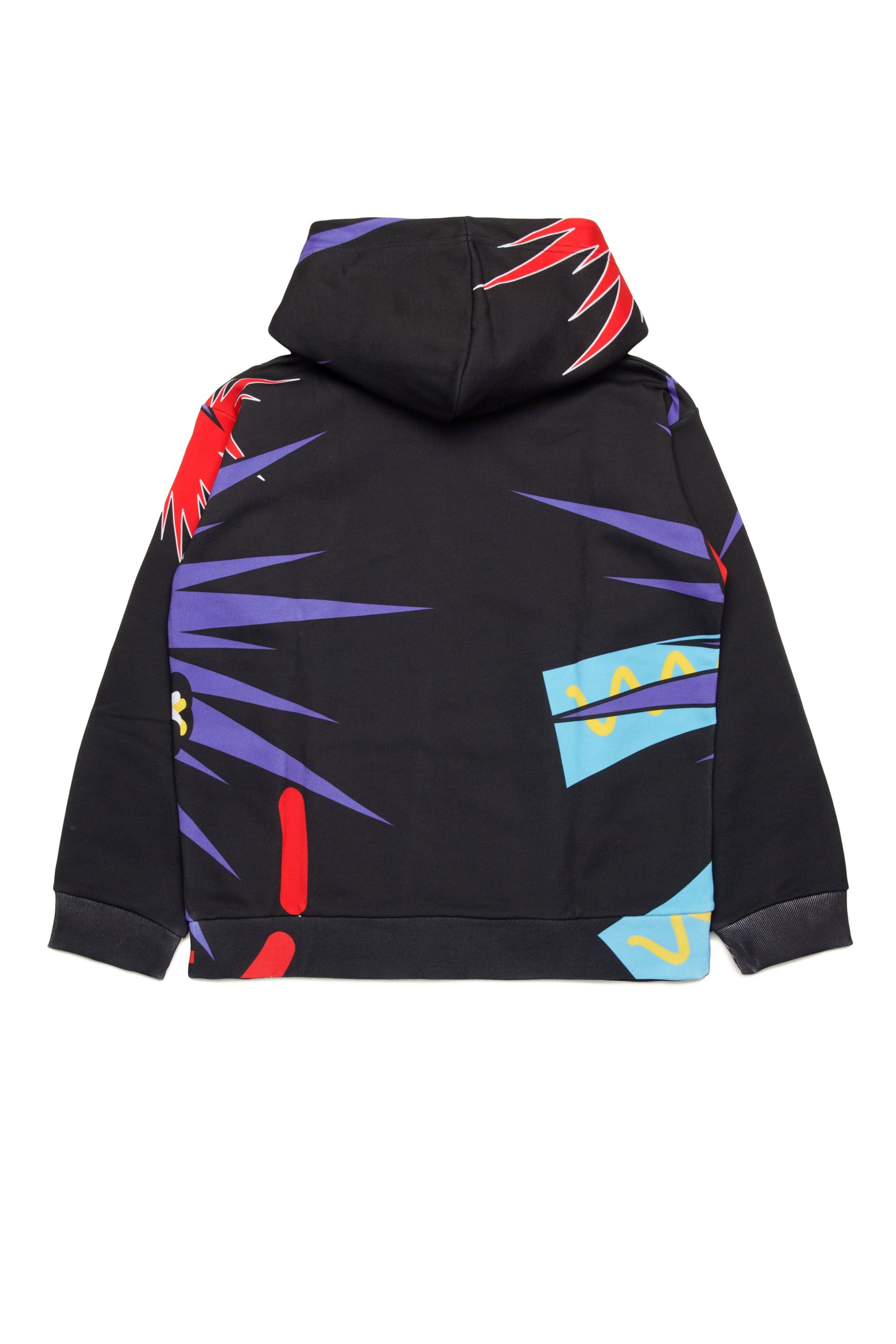 Sweat à capuche avec impression - Black