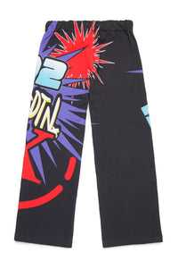 Printed sweatpants - Black