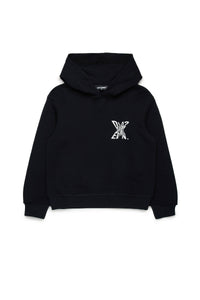 Sweat à capuche imprimé - Black