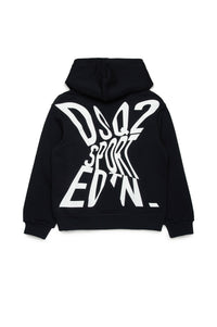 Sweat à capuche imprimé - Black