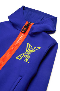 Sweat à capuche zippé - True Blue