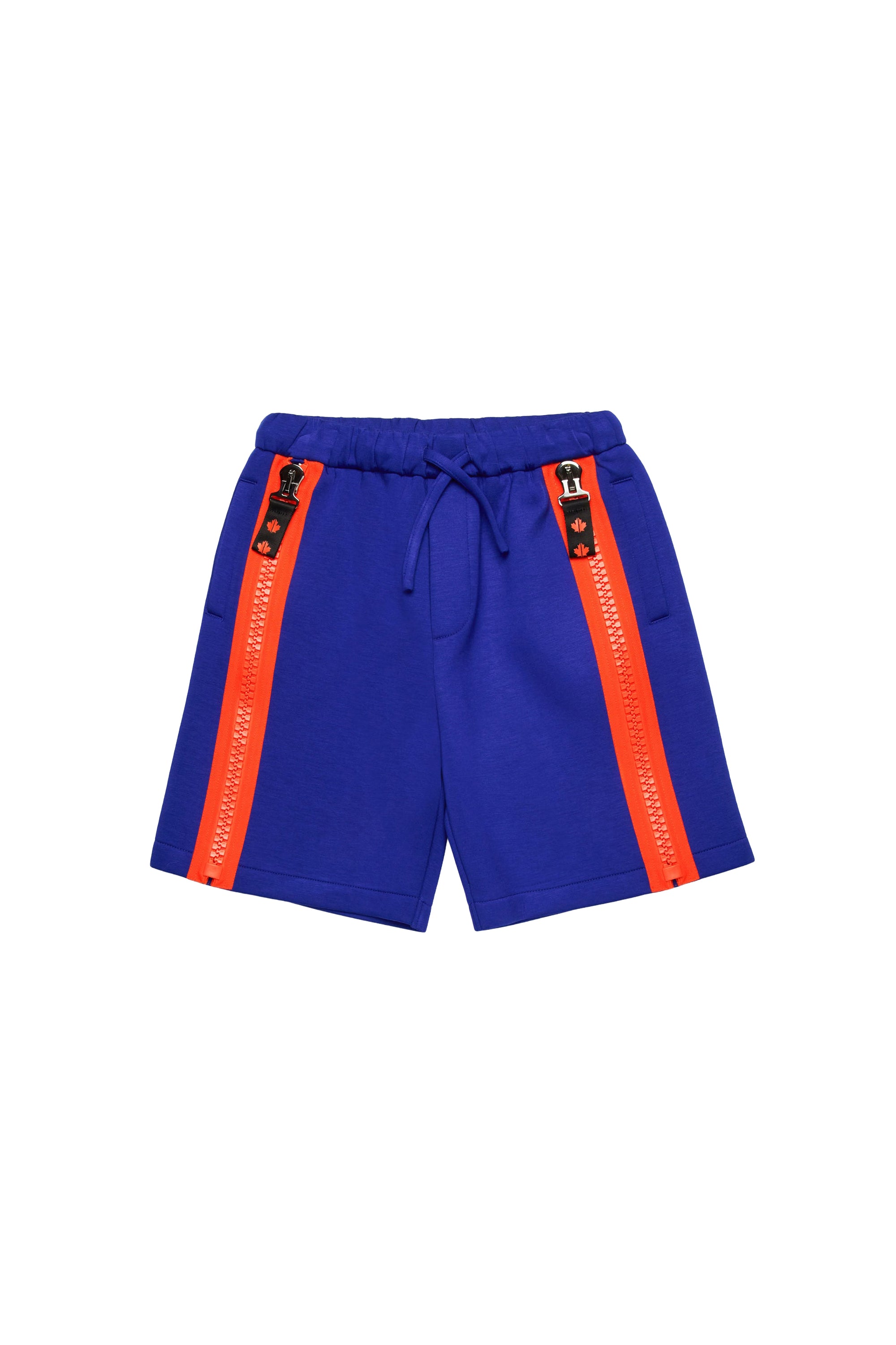 Drawstring zip shorts - True Blue