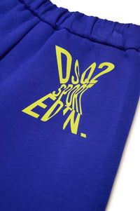 Drawstring zip shorts - True Blue