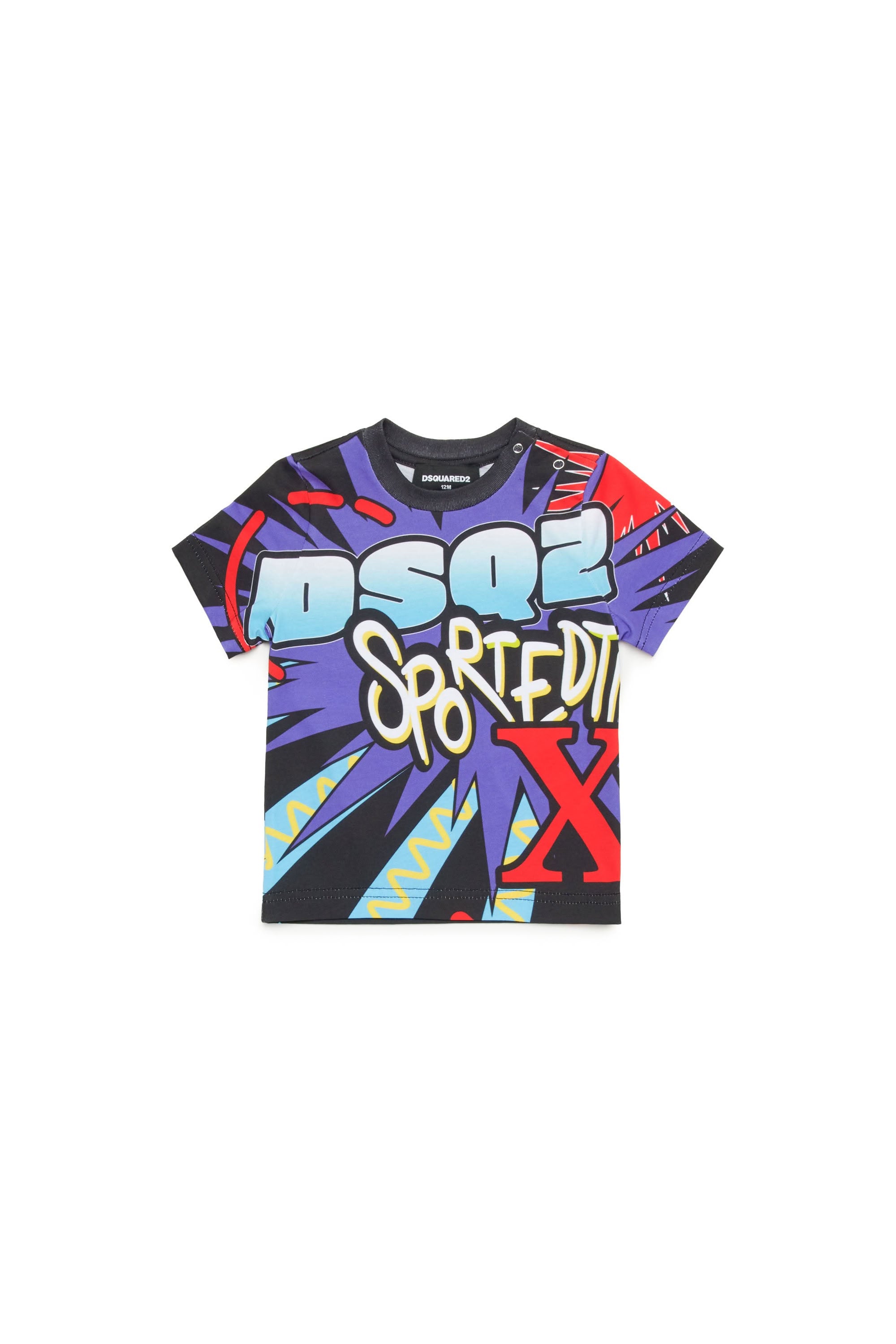 Print T-shirt - Black