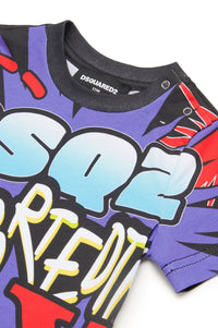 Print T-shirt - Black