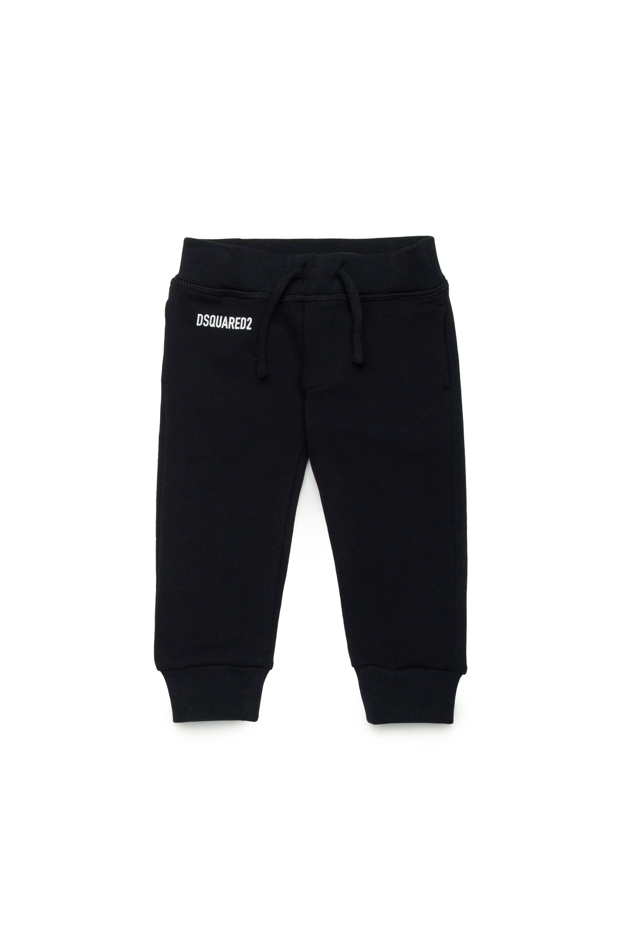 Drawstring sweatpants - Black