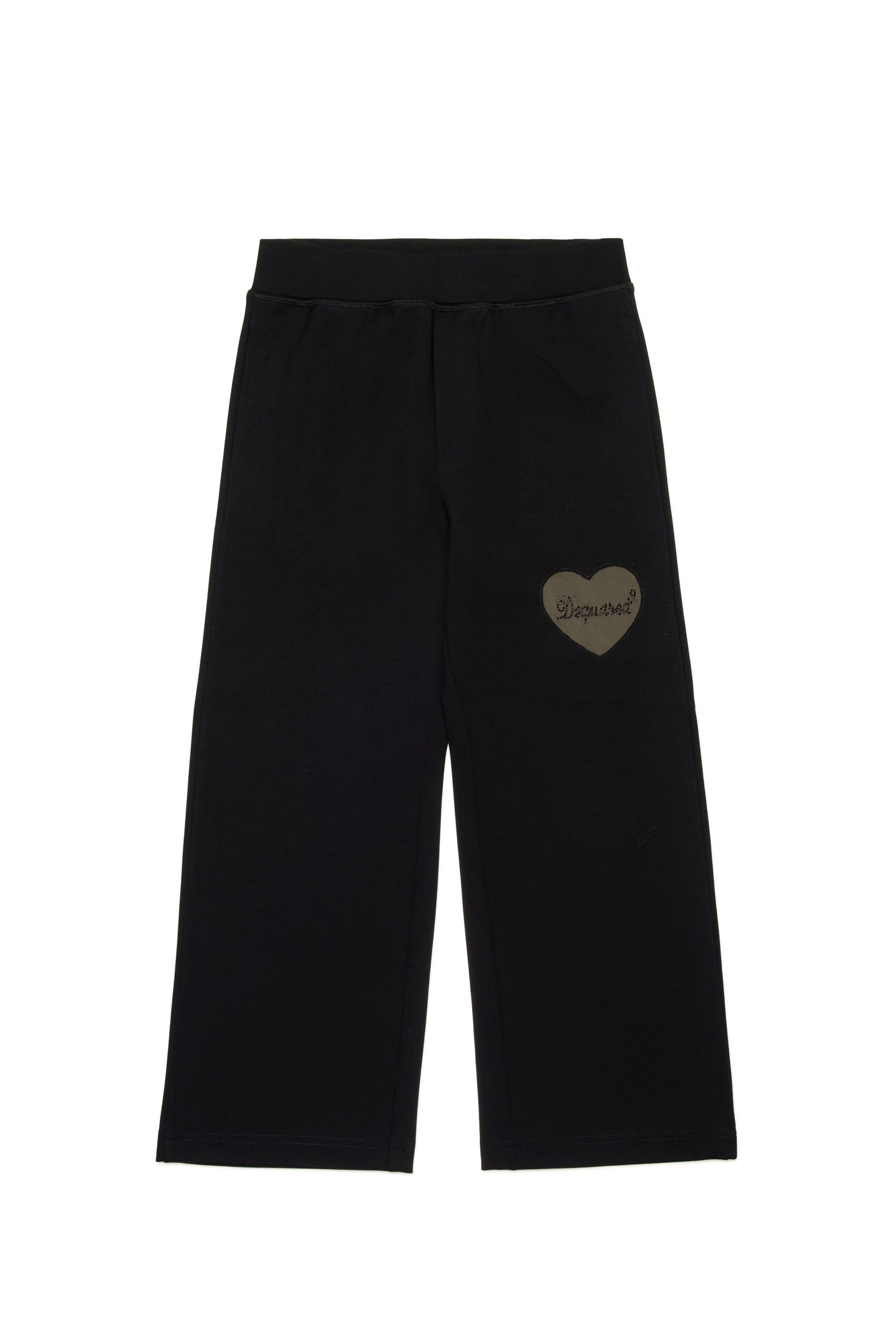 Track trousers with elasticated waistband - Black