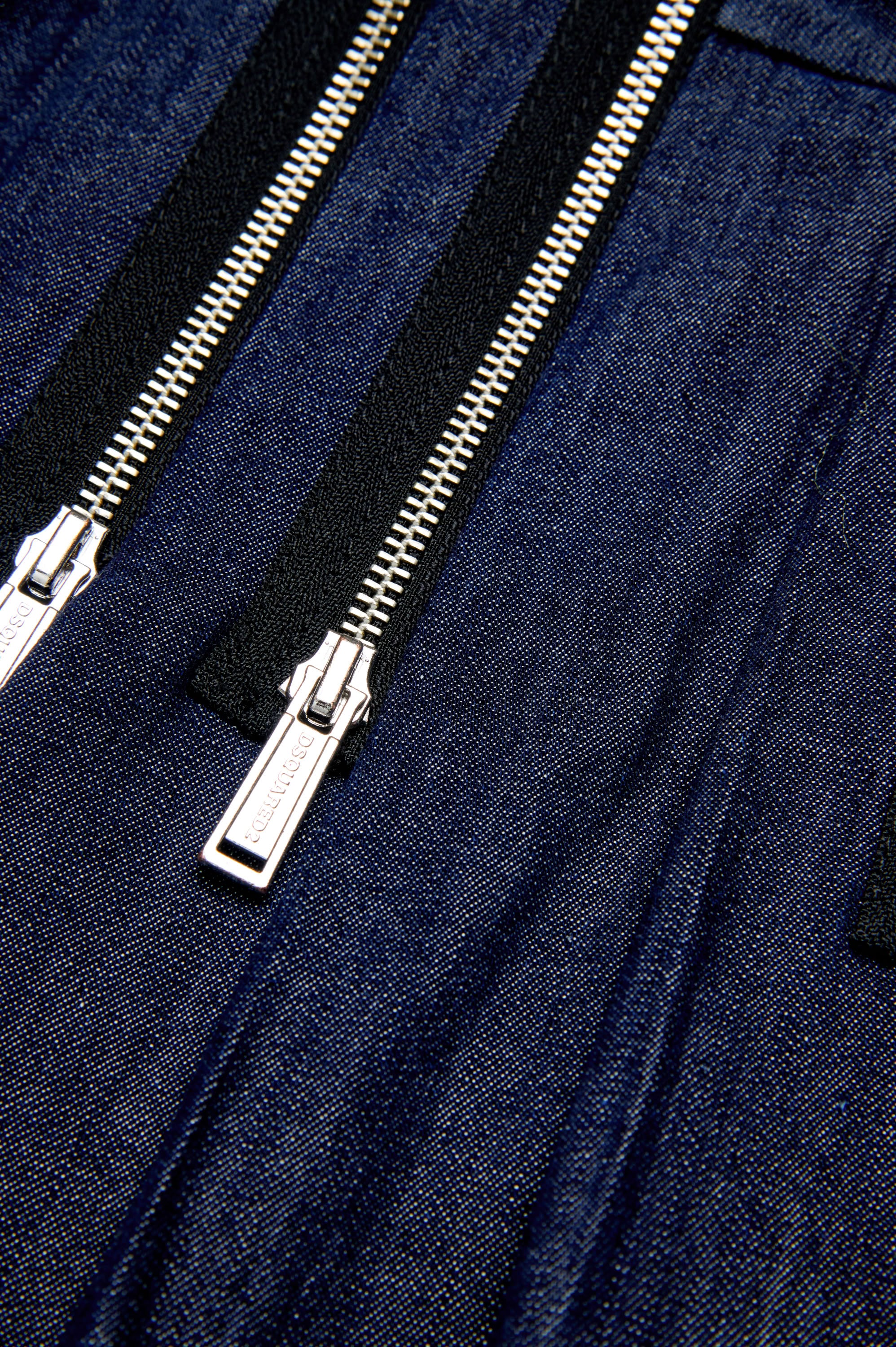 Denim zip skirt - Blue Denim