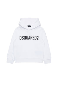Sweat à capuche avec logo - White