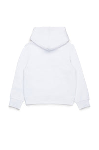Sweat à capuche avec logo - White