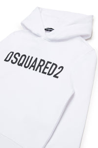 Sweat à capuche avec logo - White