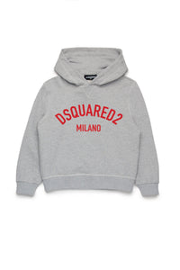 Logo hoodie - Mid Grey Melange
