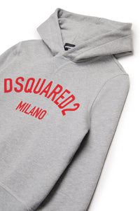Logo hoodie - Mid Grey Melange