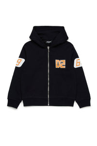 Sweat à capuche zippé - Black
