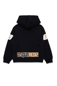 Sweat à capuche zippé - Black