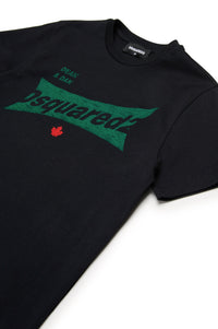 T-shirt à imprimé - Black