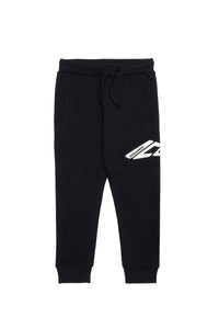 Drawstring sweatpants - Black