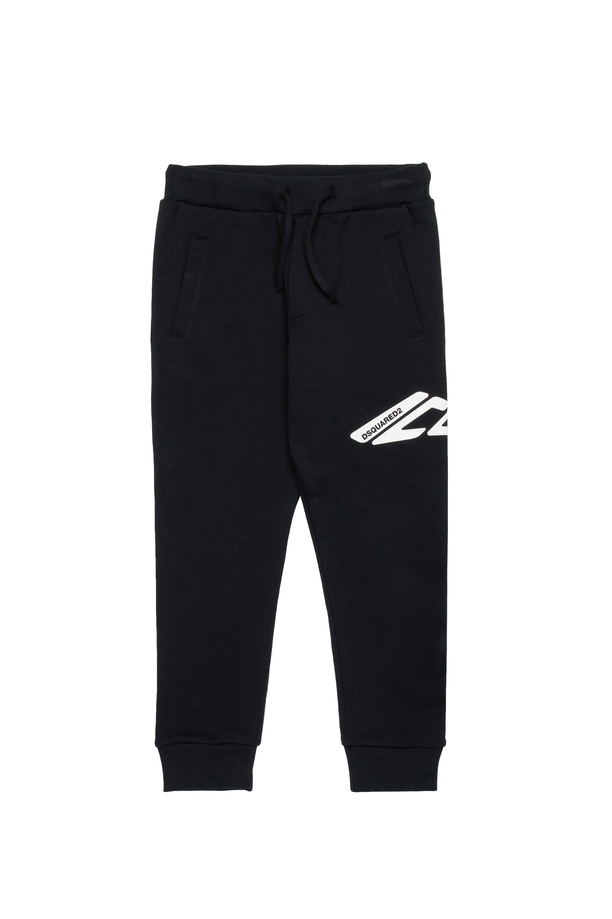 Drawstring sweatpants - Black