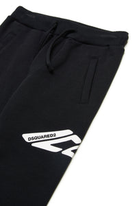 Drawstring sweatpants - Black