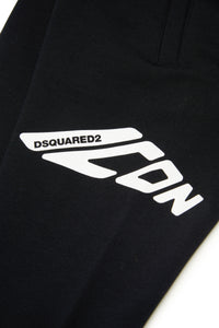 Drawstring sweatpants - Black