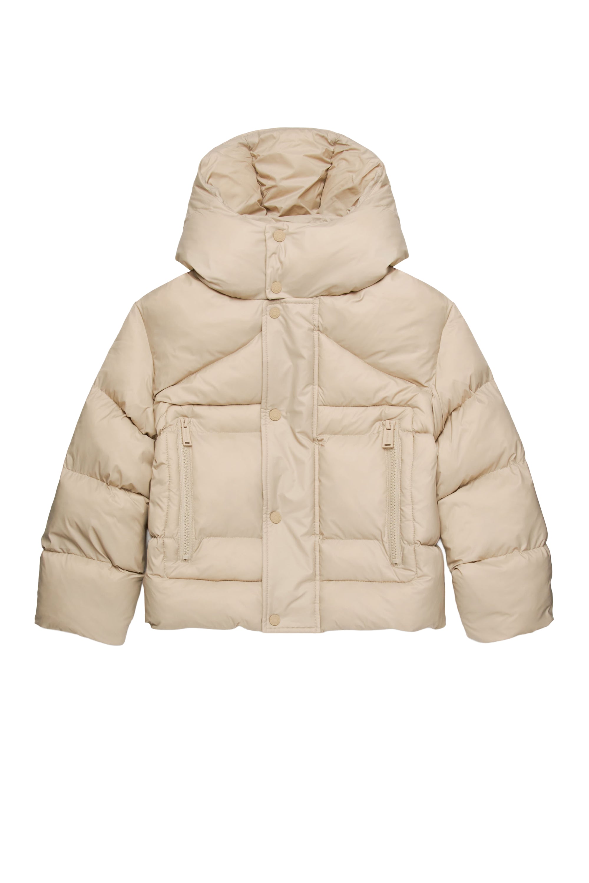 Hooded jacket - Almond Buff