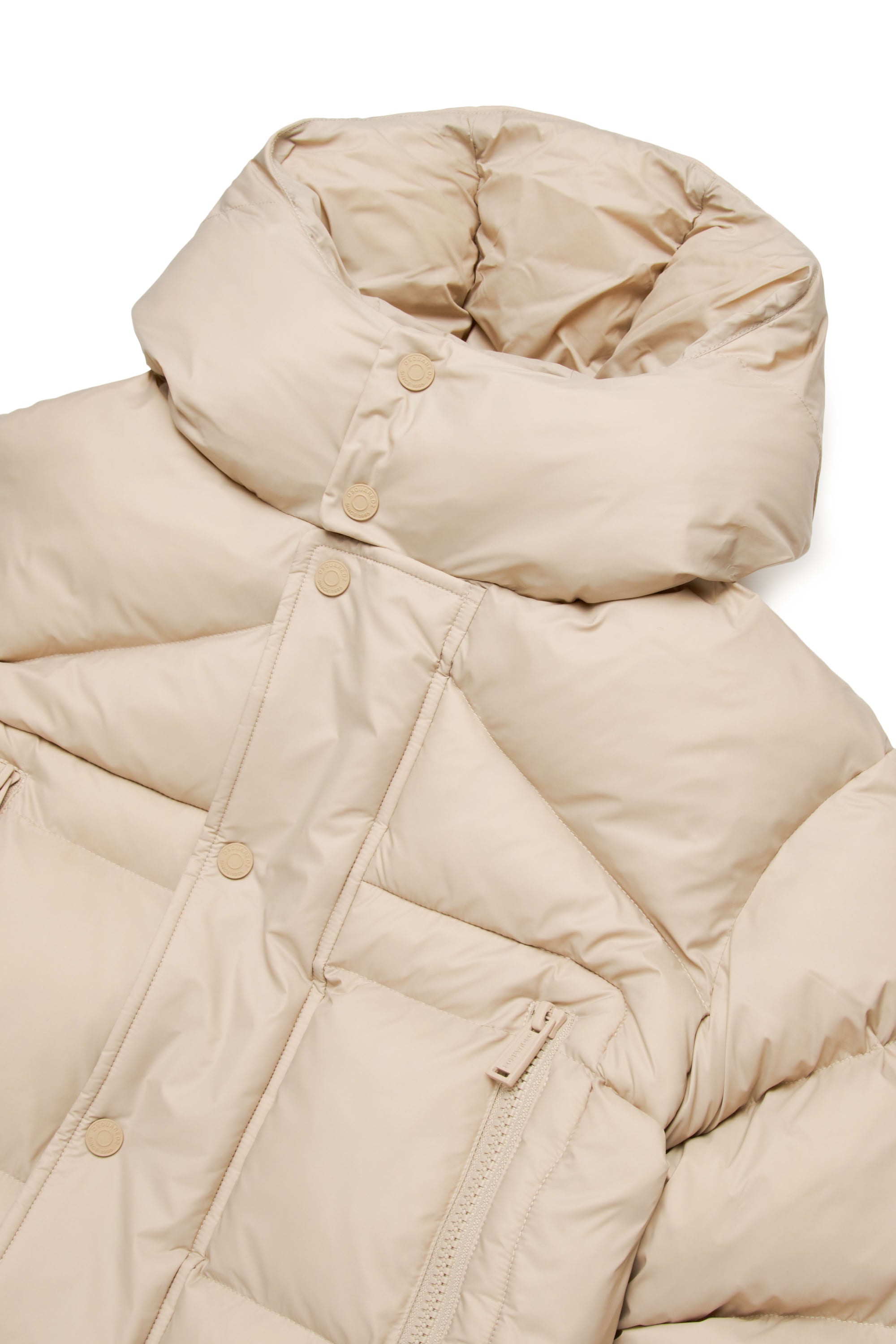 Hooded jacket - Almond Buff
