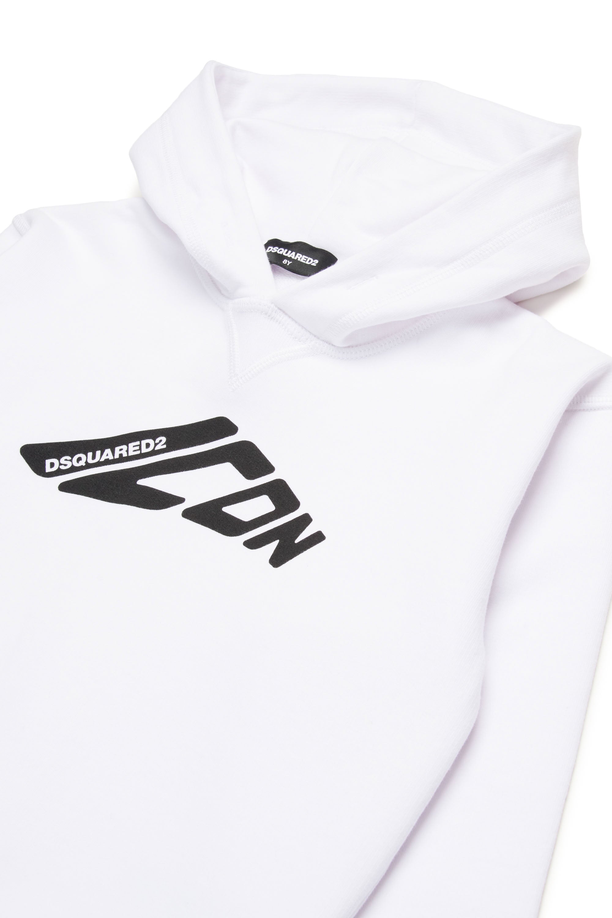 Sweat à capuche avec logo - White