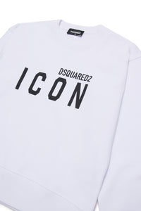 Sweatshirt with logo - White