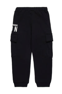 Track trousers with logo - Black