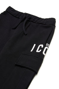 Track trousers with logo - Black