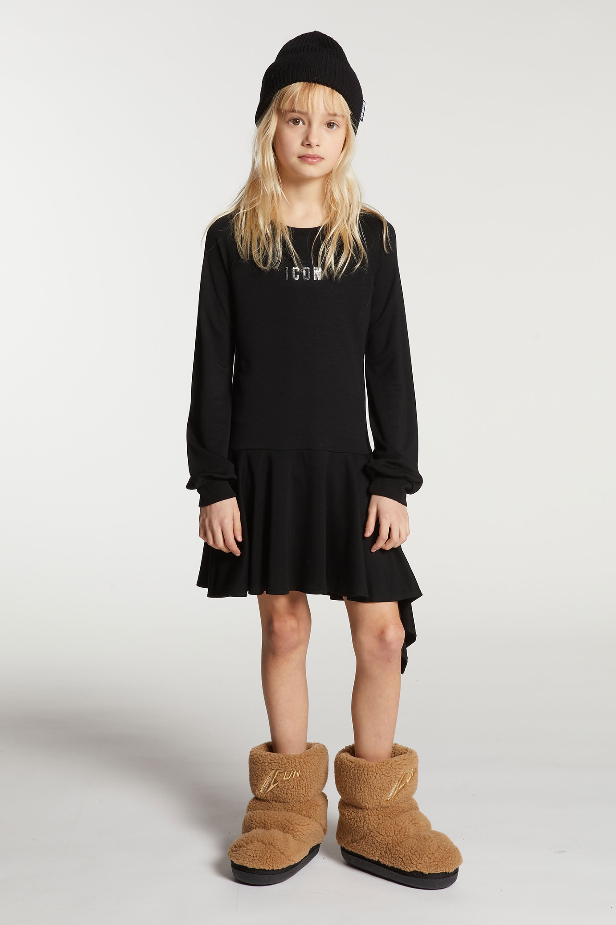 Asymmetric dress - Black