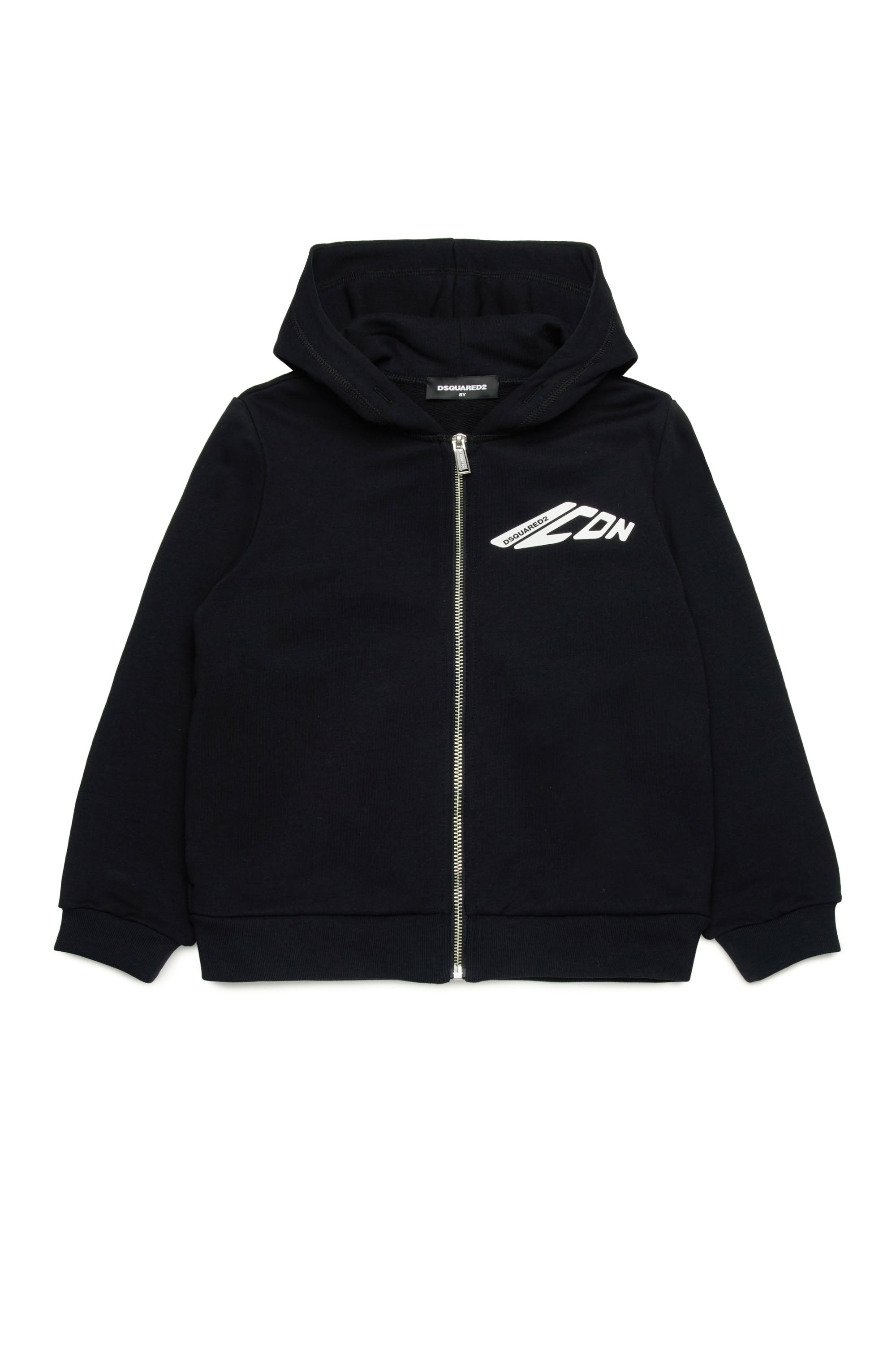Sweat à capuche zippé - Black