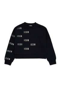 Sweatshirt with logo - Black