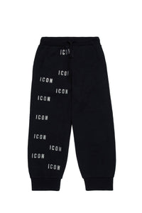 Track trousers with logo - Black