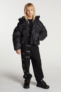 Track trousers with logo - Black