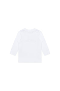 Long-sleeved T-shirt with logo - White
