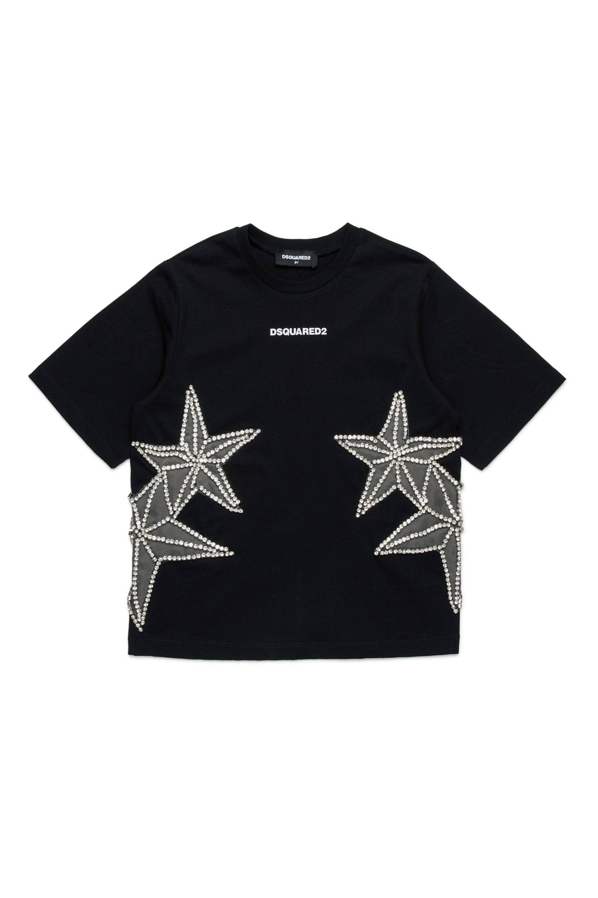 T-shirt à broderie - Black
