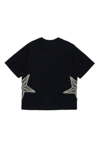T-shirt à broderie - Black