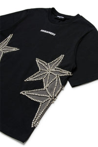 T-shirt à broderie - Black