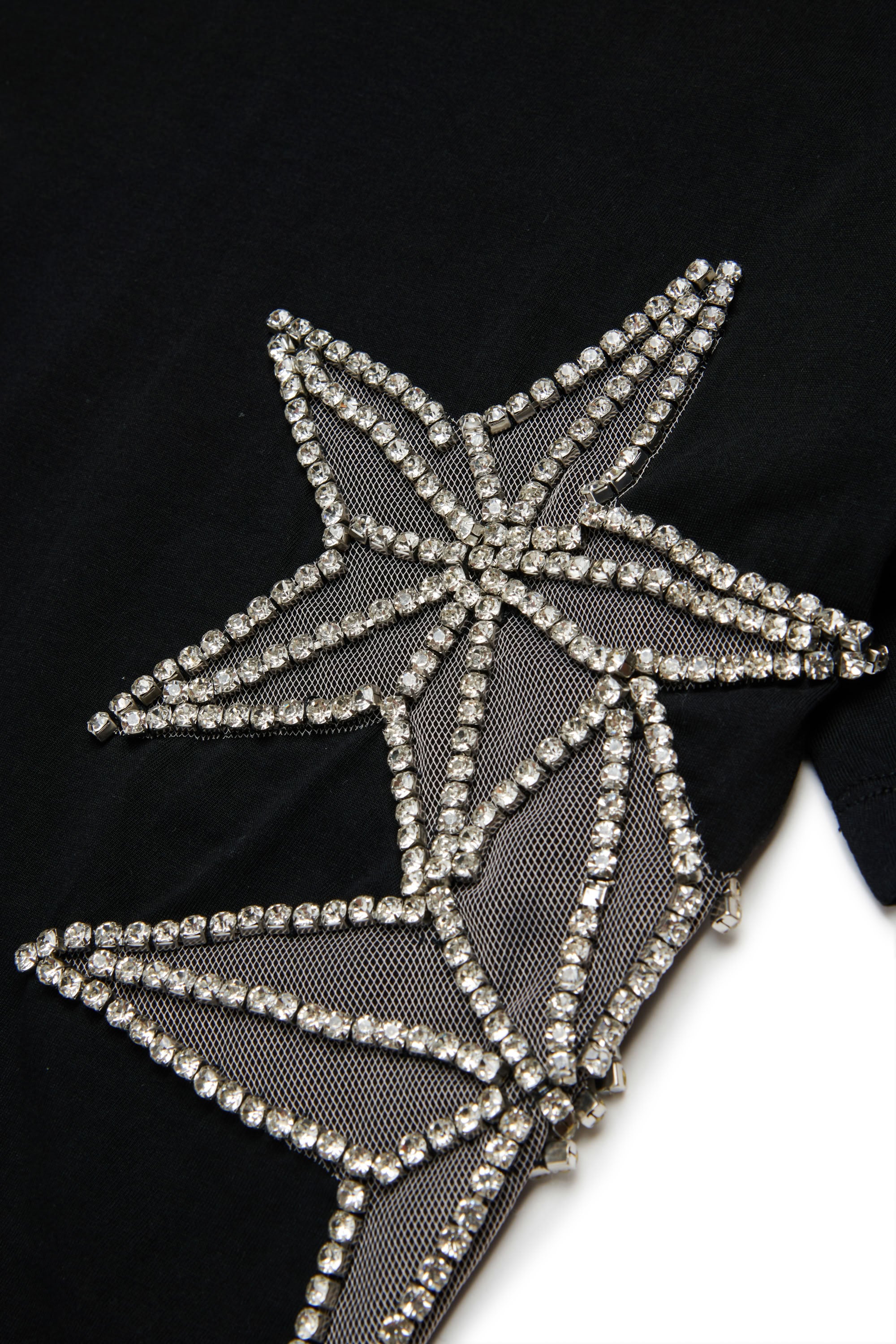 T-shirt à broderie - Black