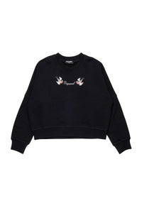Sweatshirt à impression - Black