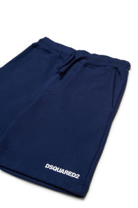Drawstring shorts - Medieval Blue