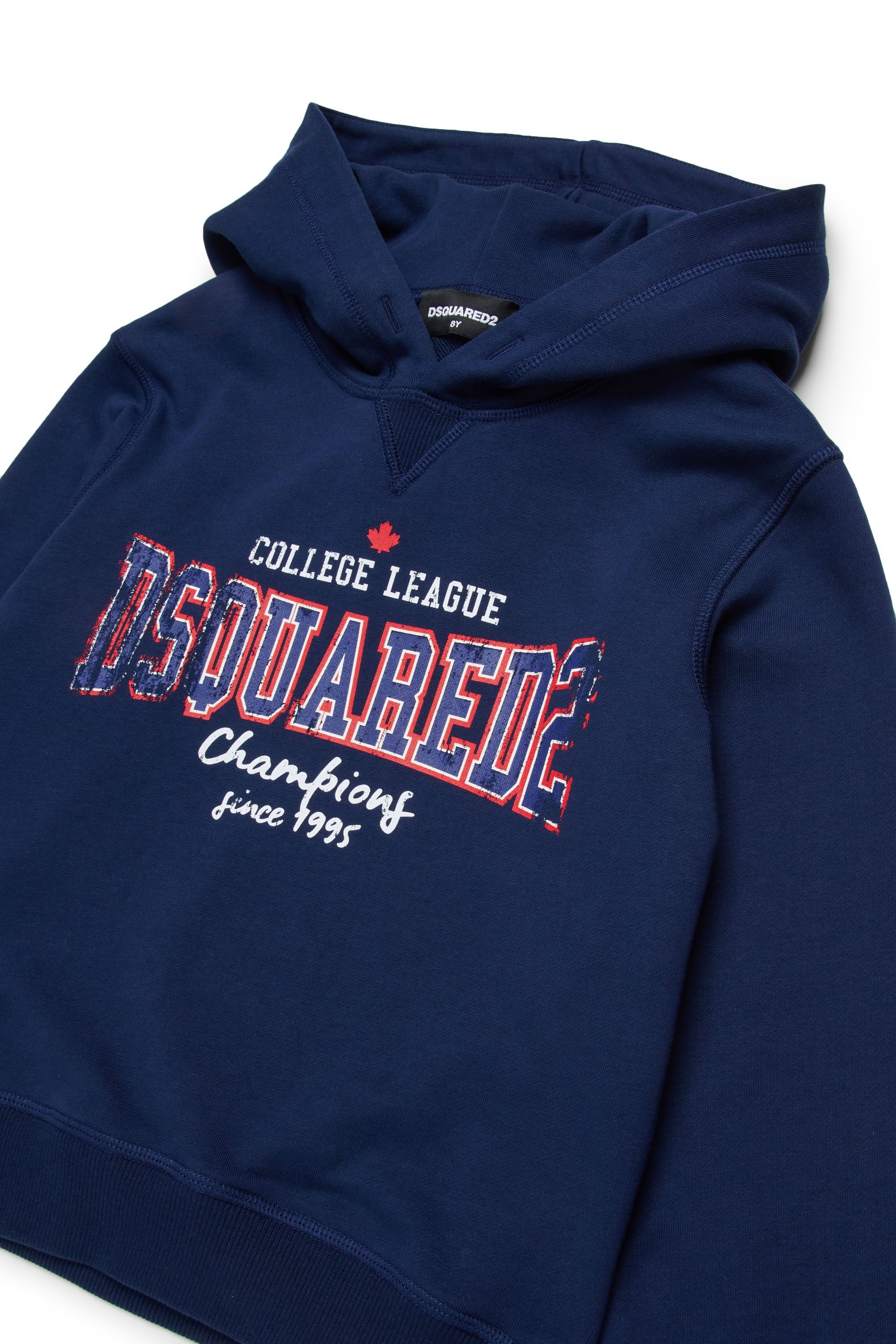 Printed hoodie - Medieval Blue