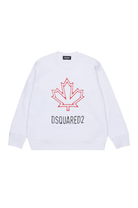 Sweatshirt with logo - White